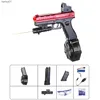 Gun Toys Boys Toys Guns 7.4V Battery Electric High Speed ​​Pärlor Balls Gun Burst Game Model Hot Selling YQ240307