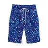 Damesshorts Damesmode Casual Print Zomer Hoge taille Fietsen Voor Pack Atletisch met zakken