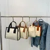 Sacs de soirée Petite toile Style coréen Fourre-tout pour femmes Casual Dames Sacs à main 2024 Luxe Simple Épaule Sac à bandoulière Shopper Bandoulière