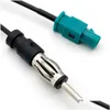 Anderes Innenzubehör Neuer Autoradio-Antennenadapter Fakra Z-Stecker auf DIN für FM AM O-Konverter Stereo-Kopfeinheit Drop-Lieferung Auto Dhucq