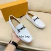 Men Designer casual dress shoes flat tod Embellished leather loafers Round-toe Loafers city gommino driving loafer genuine leather non-slip High Quality Shoes
