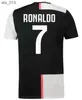 サッカージャージChiellini Dybala 2018 2019 2020 ligt pjanicフットボールメンShirth240307