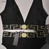 Kadın Mayo Moda Bikini Tasarımcıları G Zinciri Siyah Kadın Mayolar Bikini Set Mult-Rolors Yaz Saati Plaj Mayoları Rüzgar Mayo S-XL 240307