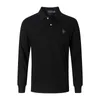 New men's brand Polos pony shirt, high-quality men's cotton short sleeved brand long sleeved jersey