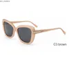 Large frame womens sun protection wearing sunglasses with T-shaped decorative pieces fashionable commuting and leisure board polarized sunglasses new