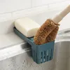 Kök förvaring Användbar sugkopp Sänkhylla tvålsvamp rack sucker verktyg utrymme aluminium dräneringsorganisatör badrum