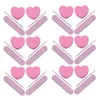 Kits d'art d'ongle 20 ensembles Kit d'outils Bandes de polissage Fichiers Bloc d'outils de tamponnage en forme de coeur