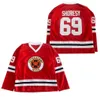 Ice Hockey Jersey Letterkenny Irish 69 Shoresy Sewing Embroidery Outdoor Sportswear Jerseys High Quality Red White 240305