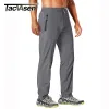 Sweatpants Tacvasen Outdoor Pants Men Snabbt torrt raka vandringsbyxor Elastisk lätt yogadotning Träning Sweatpants Joggers