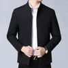 Jaquetas masculinas 2024 primavera negócios causal masculino leve outwear fino ajuste cor sólida casacos homem streetwear beisebol