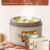 Bento Boxes Stainless Steel Insulation Lunch Box Microwave Oven Thermal Bento Box Double-layer Leak-Proof Lunch Container Food Jar Lunchbox L240307