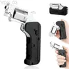 Gun Toys 1pc New Ghost Switch-Gun Folding Alloy Left Wheel Metal Model Wheel Simulation Toy Soft Gun With Plastic Bullets YQ240307