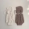 MILANCEL bébé vêtements enfant en bas âge filles body infantile tricot évider garçons vêtements avec chapeau 240305