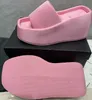 High heel platform slippers brand designer women pink black cute beach flip flops sandals