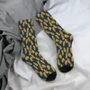 Men's Socks Ginkgo Biloba Gingko Leaves Blue Male Mens Women Spring Stockings Polyester