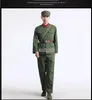 Nordkoreanische Soldatenanzüge, Bühnenaufführung, Nostalgiekostüm, Kleidung der Roten Garde, Amerika, Vietnamkrieg, China, Luftwaffe, alte Armeeuniform