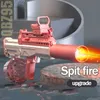 銃のおもちゃ新しい炎フルエレクトリックスパートストレージライトガンポータブル子供サマービーチアウトドアファイットファンタジーおもちゃゲームYQ240307