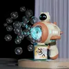 Areia Jogar Água Divertido Spaceman Bubble Gun Bolhas Elétricas Metralhadoras Totalmente Automáticas 12 Buracos Espaço Bolha de Sabão Verão Ao Ar Livre Capina Brinquedos para Criança