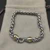 Bracelet de créateur en or plaqué Dy pour femmes, bijoux, chaîne à maillons, bracelet de luxe, hommes polis, 2024, bracelets de créateurs, cadeau minimaliste pour la fête des mères, zh162 E4