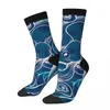 Herrensocken Retro-Tintenfisch-Design, Oktopus-Tentakel, Unisex, Harajuku, nahtlos bedruckt, lustige Crew-Socken, Geschenk