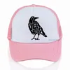 Ball Caps Nevermore! Hat Men Funny Baseball Cap Cartoon Crow Print Mens Dad Hats Cool Summer Breathable Mesh Snapback Casquette