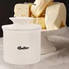 Dinnerware Sets Ceramic Butter Dish With Lid Jar Fridge Holder Kitchen Sealed Cheese Storage White Crock