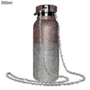 Butelki z wodą 350 ml/500 ml/600 ml/750 ml stylowa izolowana butelka unisex napój mody odporny na kurz próżnię