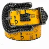 Créateur de mode Bb Simon ceintures pour femmes hommes ceinture de diamant brillant classique diamant BB lettre sangle