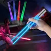 10pairs av LED -lampor Chopsticks upplysta pinnar avtagbara livsmedelssäkerhet Köksredskap Party Disco Props LT815