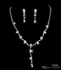 15024 Brautschmuck Charmantes Schmuckset aus legierten Strasssteinen, Perlen und Kristallen für Hochzeit, Braut, Brautjungfer, Abschlussball, Party3108079