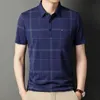 2024 nouveau Polo homme uni à manches courtes doux été luxe solide coréen Polo corde De Hombre 240307