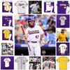 Anpassad LSU Baseball Jersey 38 Luke Holman 30 Nate Ackenhausen 8 Hayden Travinski 7 Alex Milazzo 10 Michael Braswell Custom Stitched Lsu Tigers tröjor