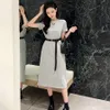 Casual Dresses Summer Fashion Women Dress Party Elegant Robe Femme Sexy Ladies Clothes Size S-L