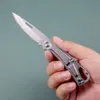 Hållbar överlevnad EDC Knife Design Outlet Bästa bärbara vikningskniv för självförsvar 200486