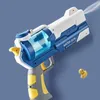 Gun Toys New Childrens Outdoor Beach Water Gun Toy Hela automatisk sommarstrandvattenpistol Simning Pool Party Pistol Vatten Spela leksak