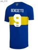 Camisas de futebol CAVANI Boca Juniors 2024 BENEDETTO MARCOS ROJO CARLITOS ROSSI TEVEZ SALVIO BARCO JANSON MEDINA camisa de futebolH240307