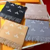 Ccashmere Scarf Designer Женщины мужчины шарфы зимние роскошные тепловые шерстяные платки