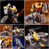 Actiespeelfiguren Actiespeelgoedfiguren Transformatie G1 Kbb Tyrone King Grimlock Wave Blaster Handmaak Assemblagemodel Figuur Robot Dhvia