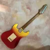 Custom electric guitar 6-string tremolo system basswood body quick delivery