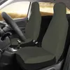 Cubiertas de asiento de automóvil Treasure Island Color gris sólido Cubierta universal Off-Road para SUV Khaki Red Auto Accesorios de fibra