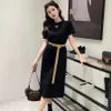 Casual Dresses Summer Fashion Women Dress Party Elegant Robe Femme Sexy Ladies Clothes Size S-L
