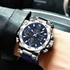 Lige Luxury LCD Display Men armbandsur Lysande Sport Man Watch Waterproof Military Quartz Male Clock Relogio Masculino 240227