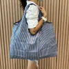 Reusable Grocery Bags Large Capacity Shopping Bags Washable Tote Bags for Women Solid Colors