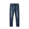 Männer Jeans Frühling Herbst Männer Slim Fit Europäischen Amerikanischen TBicon High-end-Marke Kleine Gerade Hosen F260-02