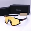 Lunettes de soleil pour hommes et femmes, noir mat, gris foncé, lunettes de soleil pour Sport de plein air, course à pied, coupe-vent, lentille miroir UV 100% p235