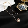 Designer Armband Vancf Nya utsökta flickor Fantasy Seven Star Ladybug Pure Silver Necklace med enkel och fashionabla smyckespresent