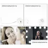 Luces de vanidad USB LED 12V Lámpara de maquillaje Luz de pared Belleza 2 6 10 14 BBS Kit para tocador Regulable continuo Espejo de vanidad de Hollywood DHQXC