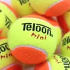 Palline da tennis per bambini Teloon Stage 1/2/3 Rosso Arancione Verde per bambini dai 5 ai 14 anni Tenis Training 10 palline con sacchetto in rete 240227