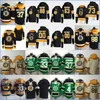 Boston''bruins''hoodie 73 Mcavoy 88 Pastrnak 63 Marchand 37 Bergeron 4 Orr 33 Chara Personalizado Hóquei Jerseys Homens Mulheres Juventude