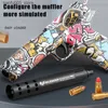 Sable Jouer Eau Amusant Glock M1911 Graffiti Jouets Pistolet Shell Éjection Pistolet Airsoft Balle Molle Pour Garçons Filles Sports De Plein Air CS Pistolet De Tir Q240307